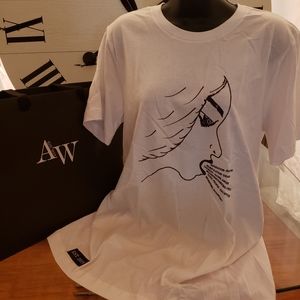 AmWorthy Face Of Experiences Solid White T-Shirt 🚨🚨BLACK FRIDAY SALE!